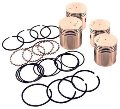 Ensemble piston avec segments pour Volvo B16 standard