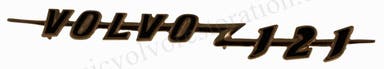 Emblème « Volvo 121 » pour Volvo Amazon