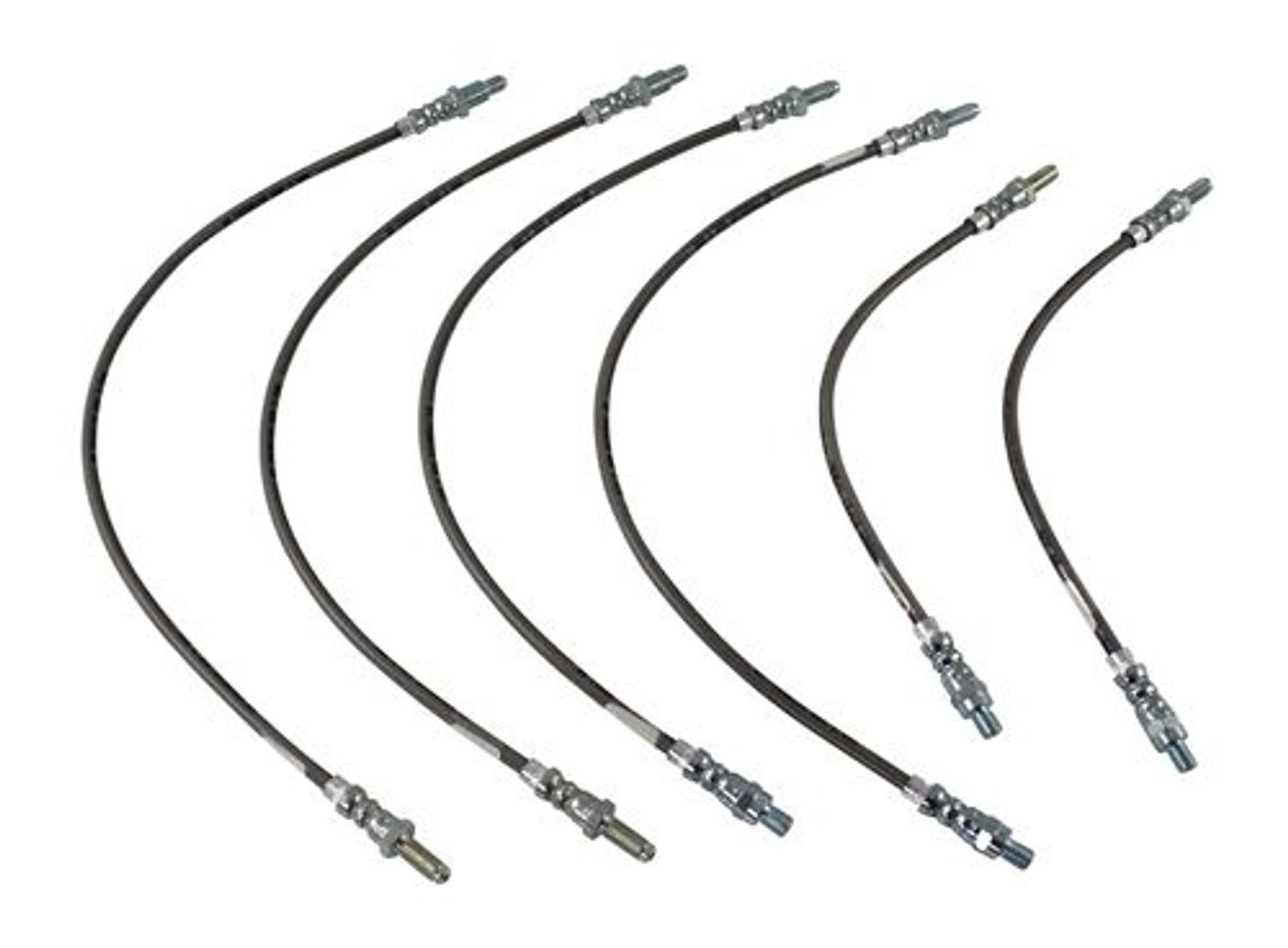 Kit de flexibles de frein pour Volvo 140, tressés métalliques