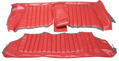 Garniture de siège arrière pour Volvo Amazon 2d 1962-63 US rouge ch 25200-