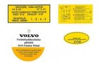 Jeu d'autocollants Volvo B16A