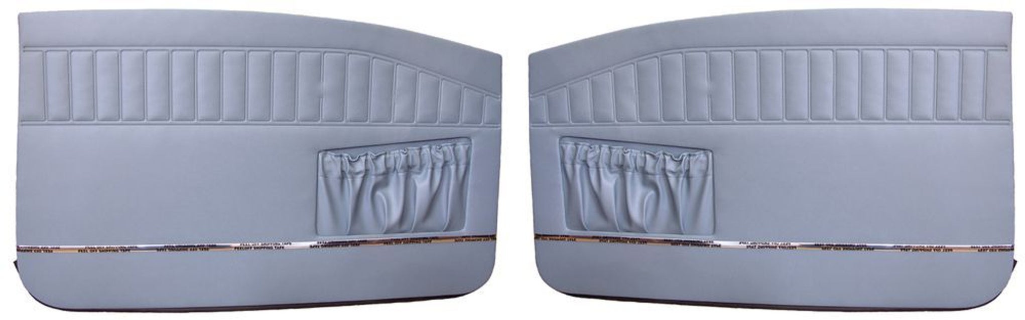 Panneau de porte bleu