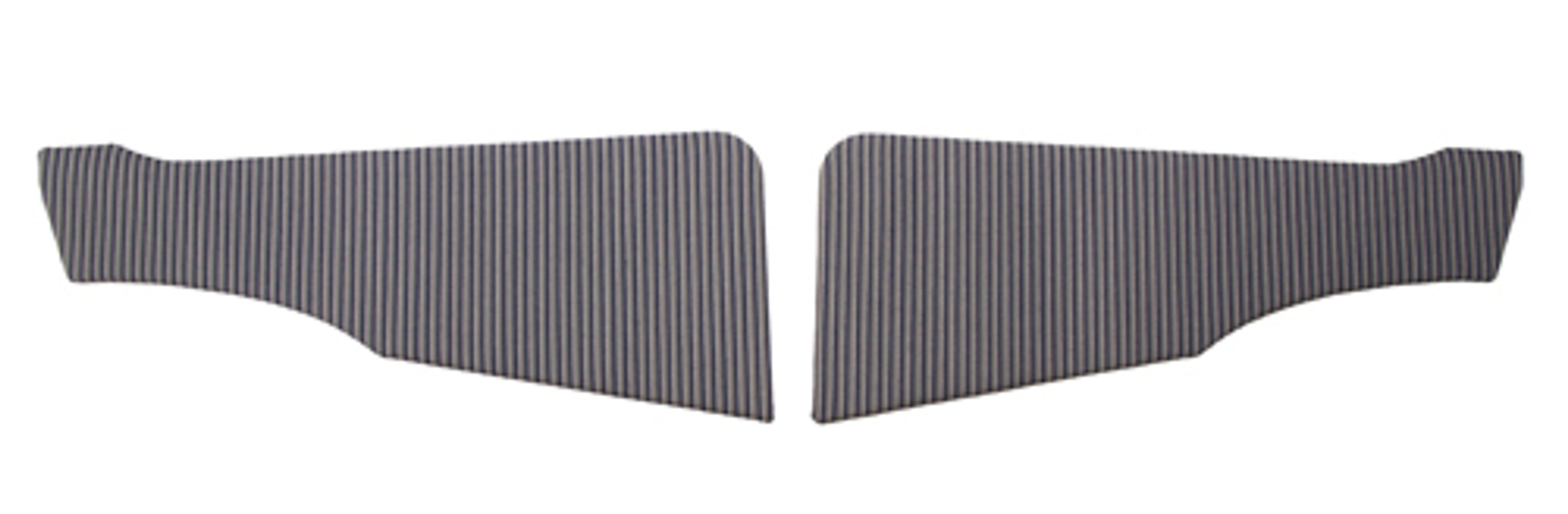 Panneaux supérieurs arrière pour Volvo PV444 1951-54, bleu/gris