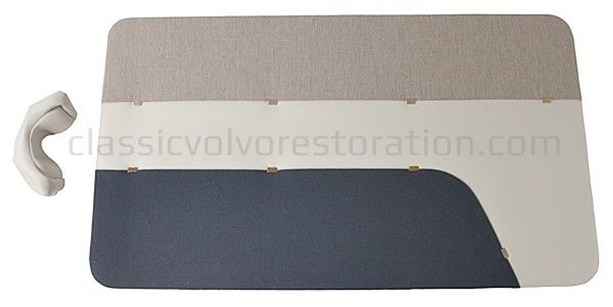 Panneaux de porte pour Volvo PV444LS 1957-58, bleu/gris beige