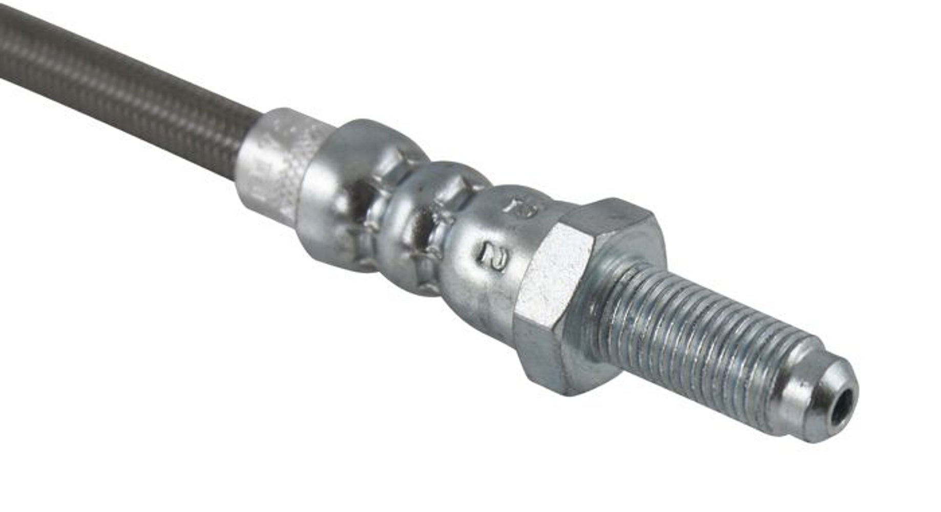 Flexible de frein avant pour Volvo 1800 -68, tressé en acier — bild 2 av 2