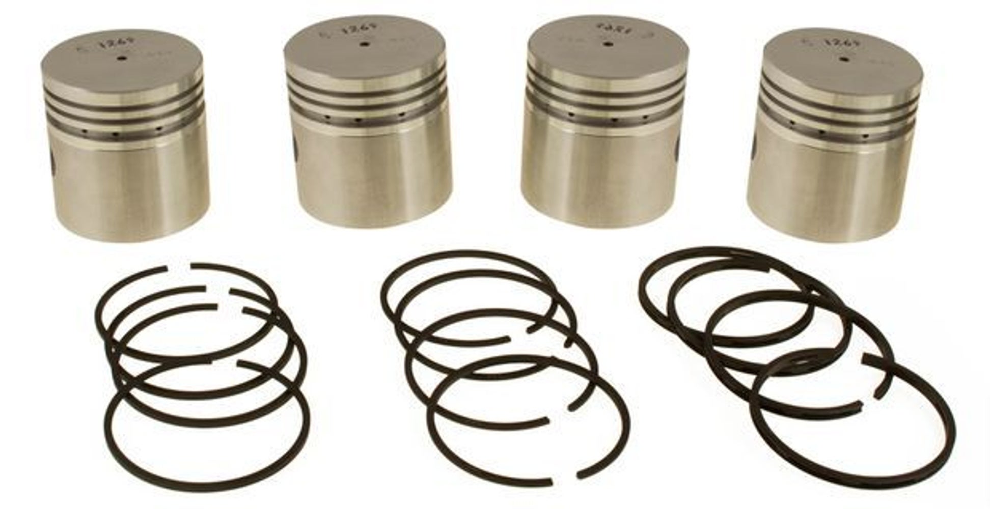 Kit piston avec segments pour Volvo B4B, 0,030"