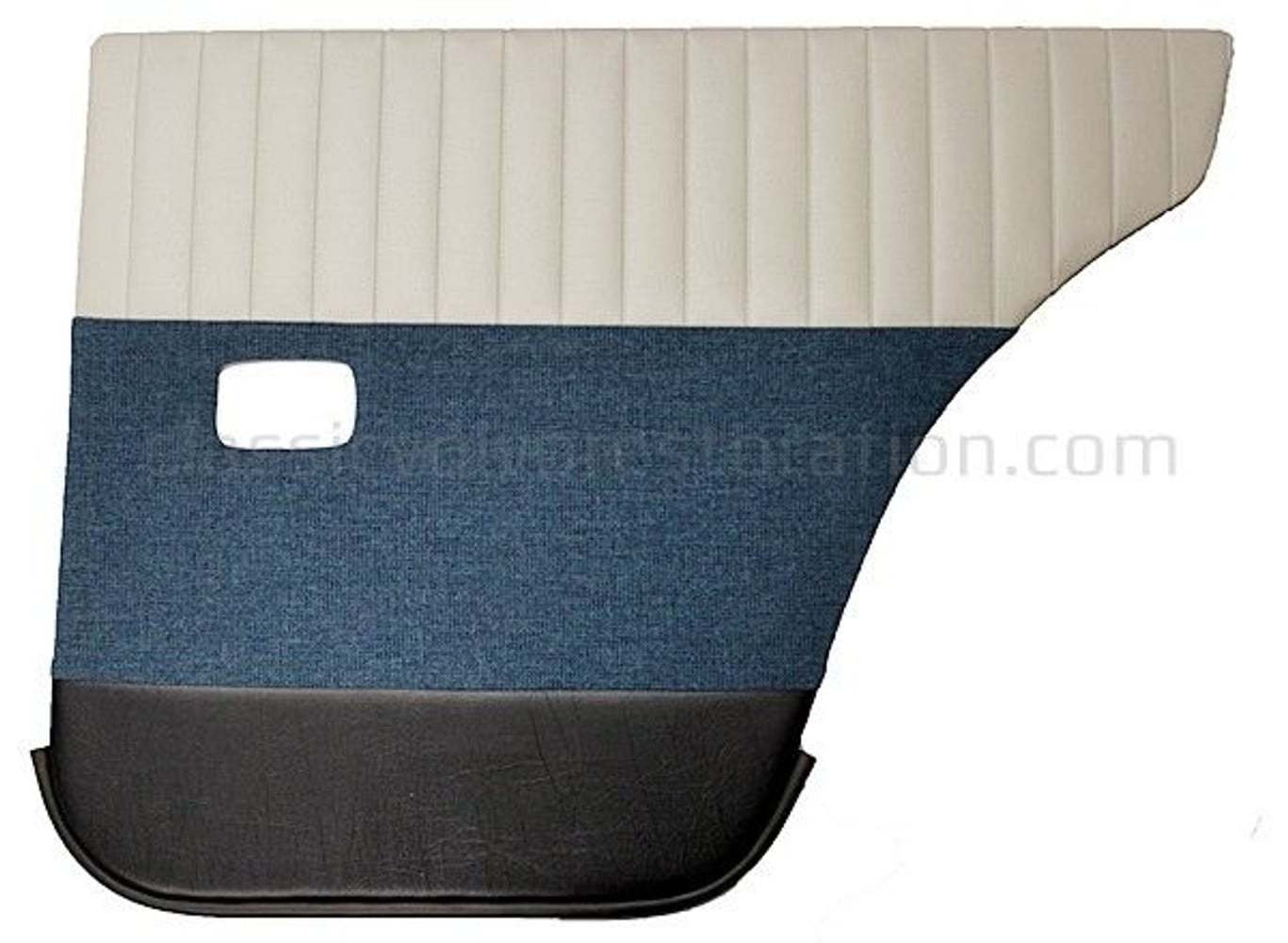 Panneaux de porte arrière pour Volvo Amazon 4 portes 1959-60, beige/turquoise/noir — bild 2 av 2