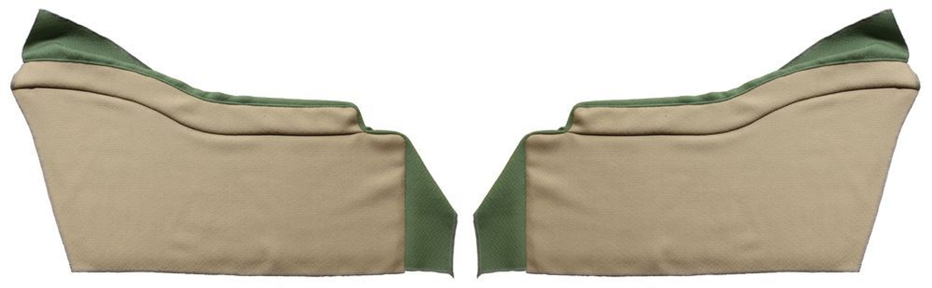 Panneaux latéraux arrière pour Volvo PV444A 1947-50 jaune/vert inférieur