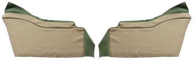 Panneaux latéraux arrière pour Volvo PV444A 1947-50 jaune/vert inférieur