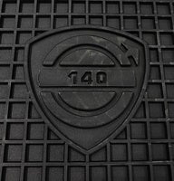 Jeu tapis accessoire noir gomme