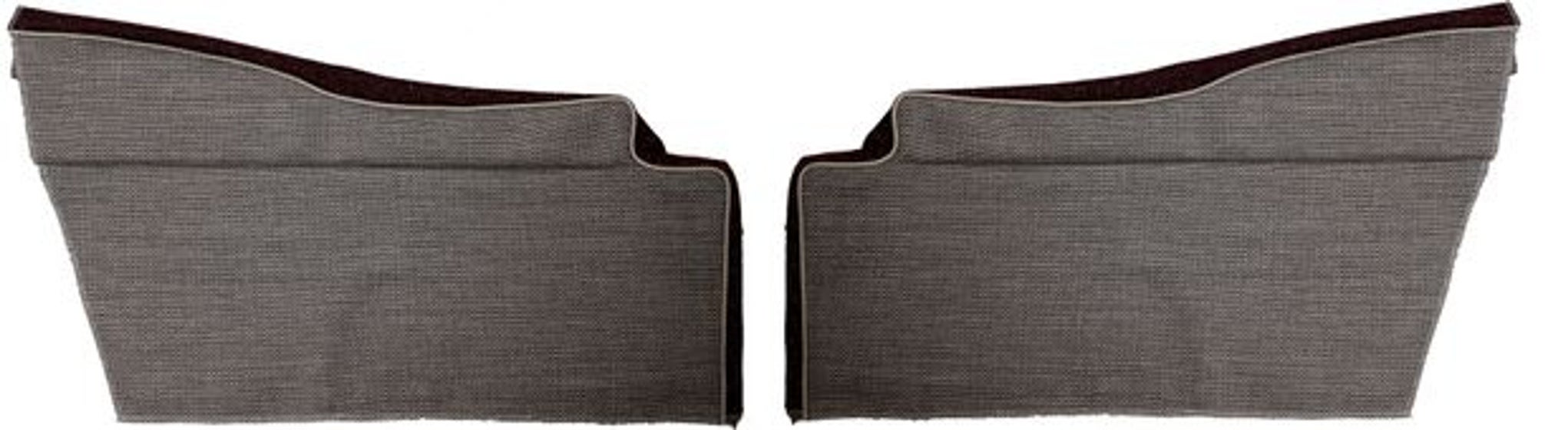 Panneau arrière inf rouge/gris