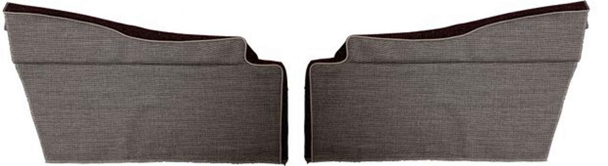 Panneau arrière inf rouge/gris