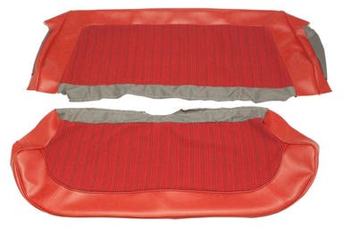 Garniture de siège arrière rouge pour Volvo Amazon 4 portes de 1964