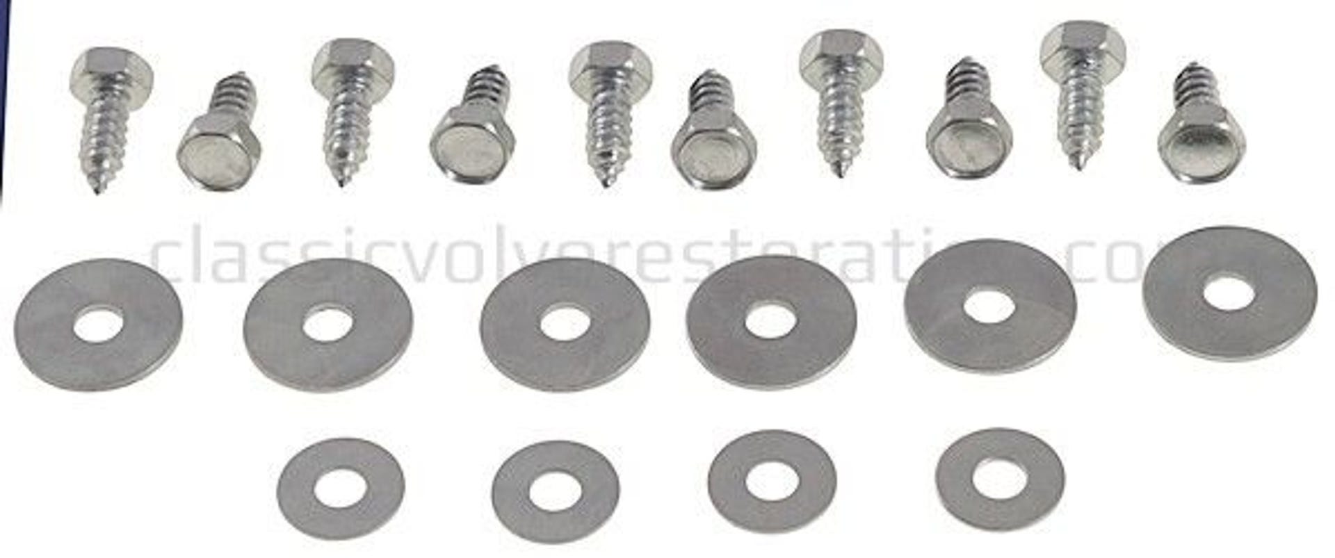 Kit de fixation de garde-boue avant pour Volvo PV444, PV544 — bild 2 av 2