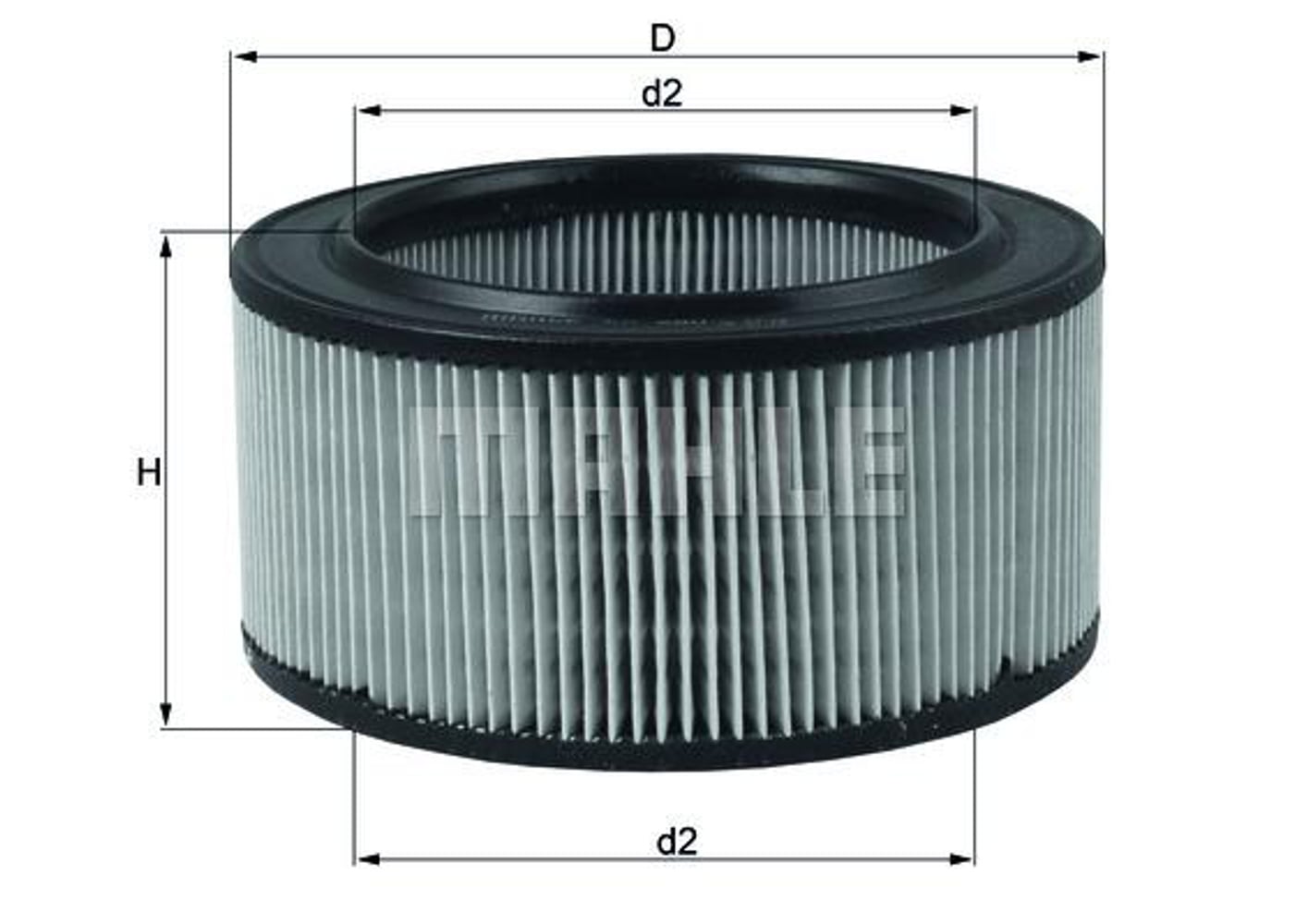 Filtre à air pour Volvo Amazon, B18A, B20A — bild 2 av 2