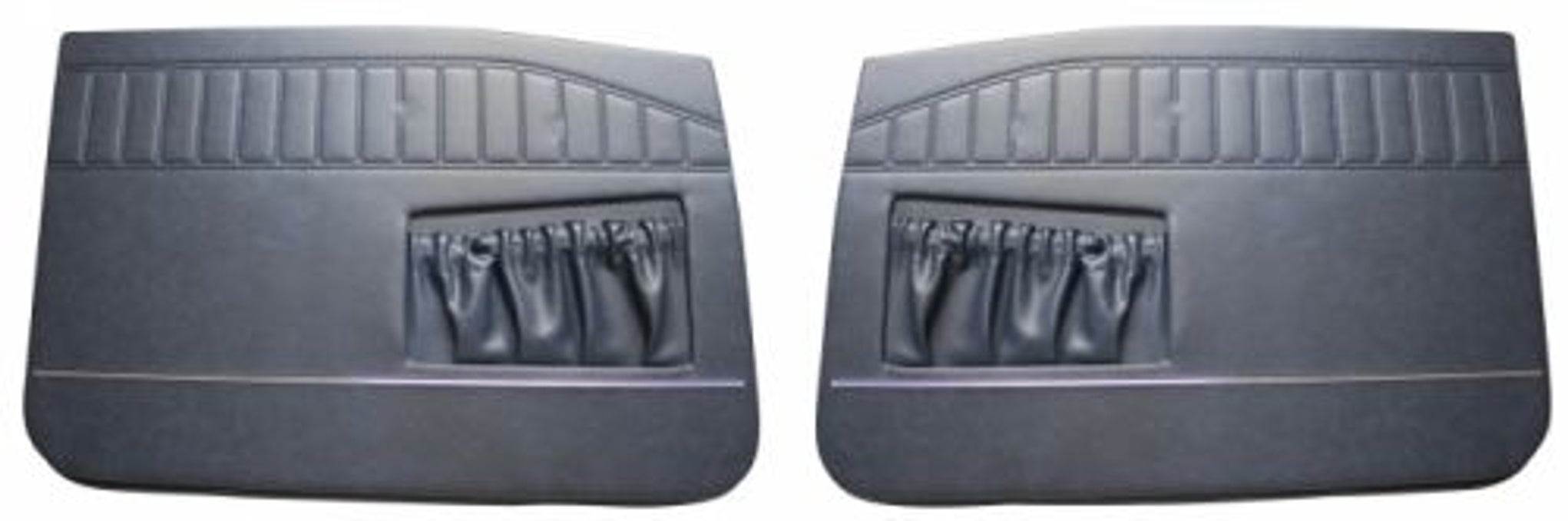 Panneau de porte bleu avant