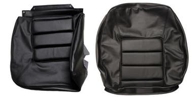 Revêtement de siège avant noir pour Volvo 140GL, 164 (1970-1974)