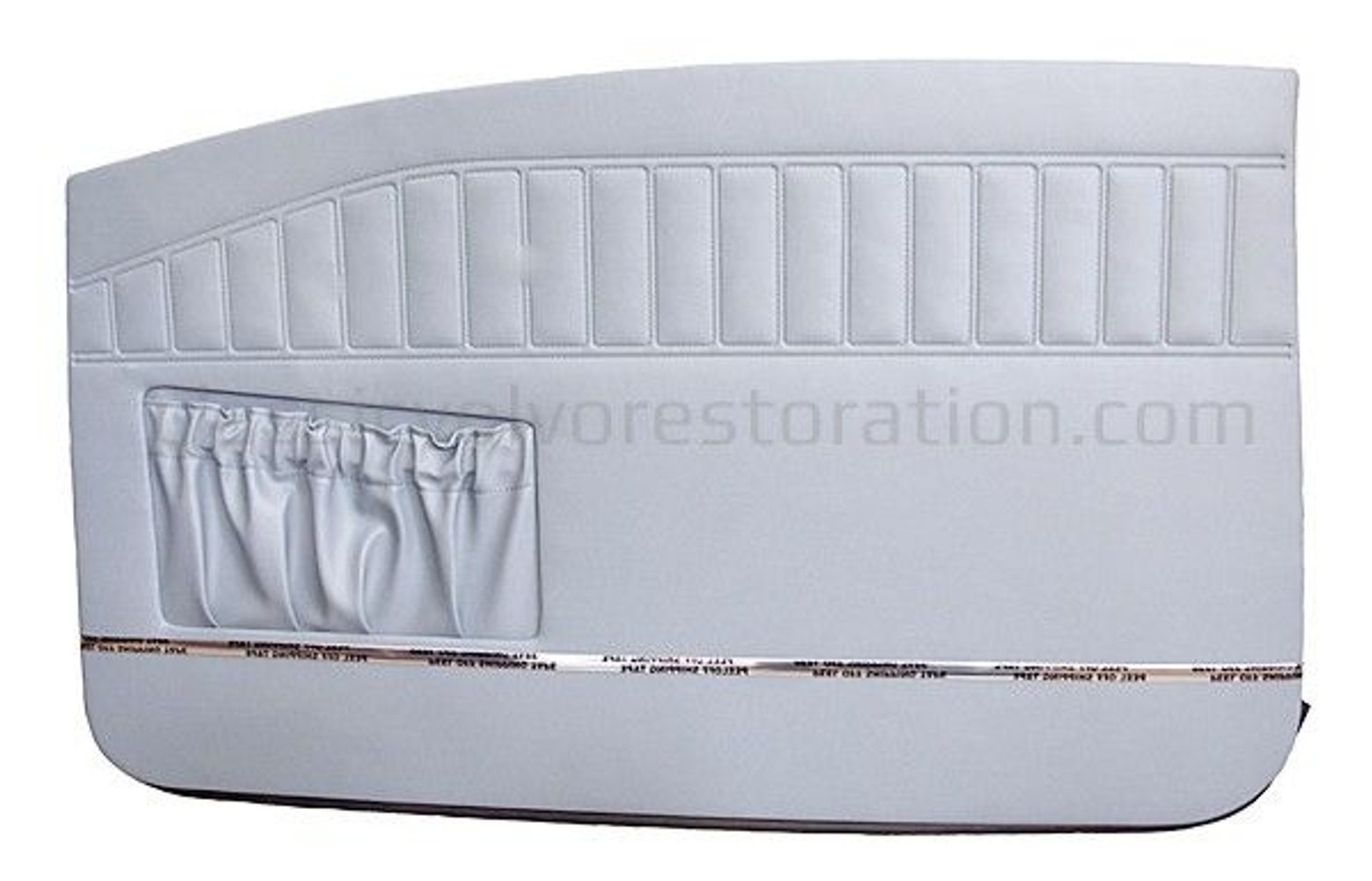 Panneau de porte bleu