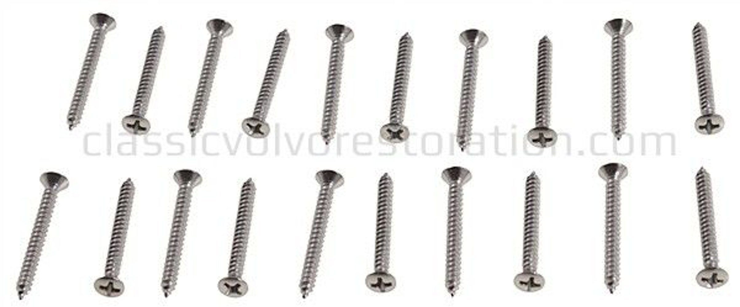 Kit montage cadre vitre chrome — bild 2 av 2