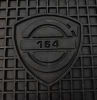 Jeu de tapis de sol en caoutchouc noir pour Volvo 164 (1968-1971). — bild 2 av 4