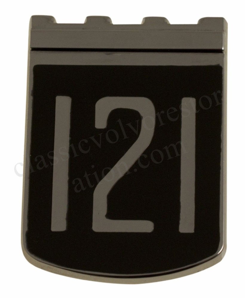 Emblème « 121 » pour Volvo Amazon 1965-70 — bild 1 av 2