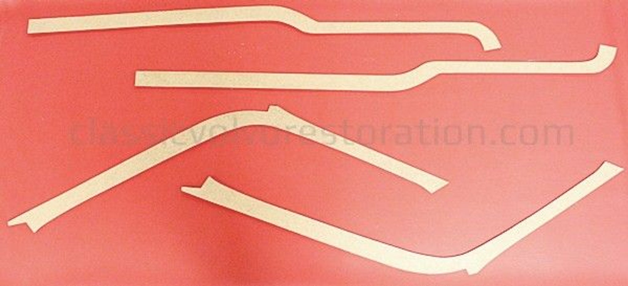 Kit de panneau pilier B/porte Volvo Duett 1958-62 rouge