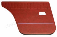 Panneau de porte arrière rouge