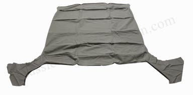 Ciel de toit pour Volvo Amazon B16 1957-61, tissu gris brossé avec moulure