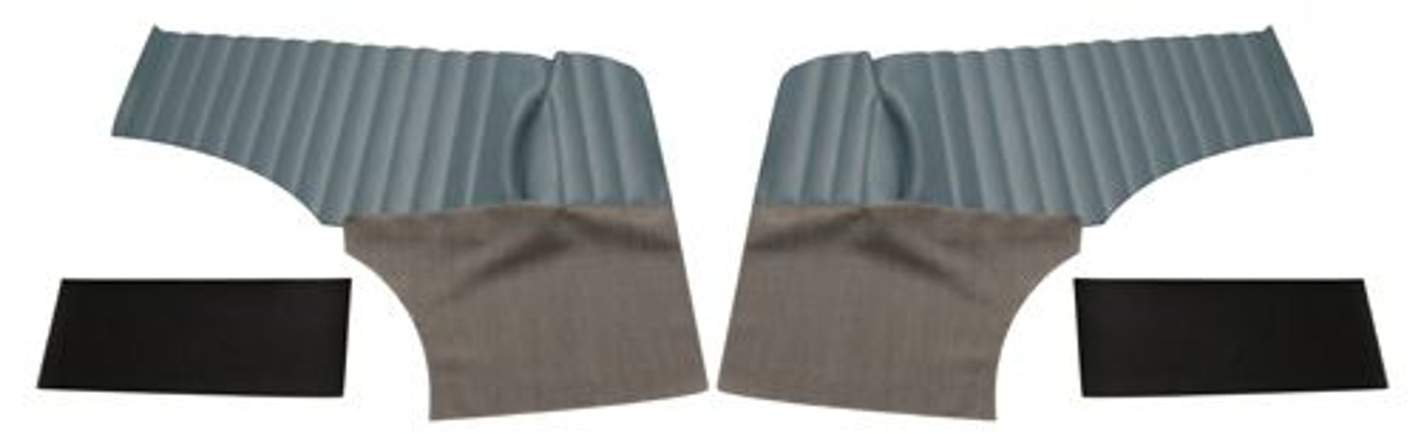 Panneau côté arrière bleu