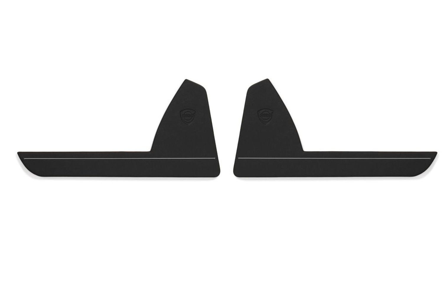 Panneau de porte inférieur noir