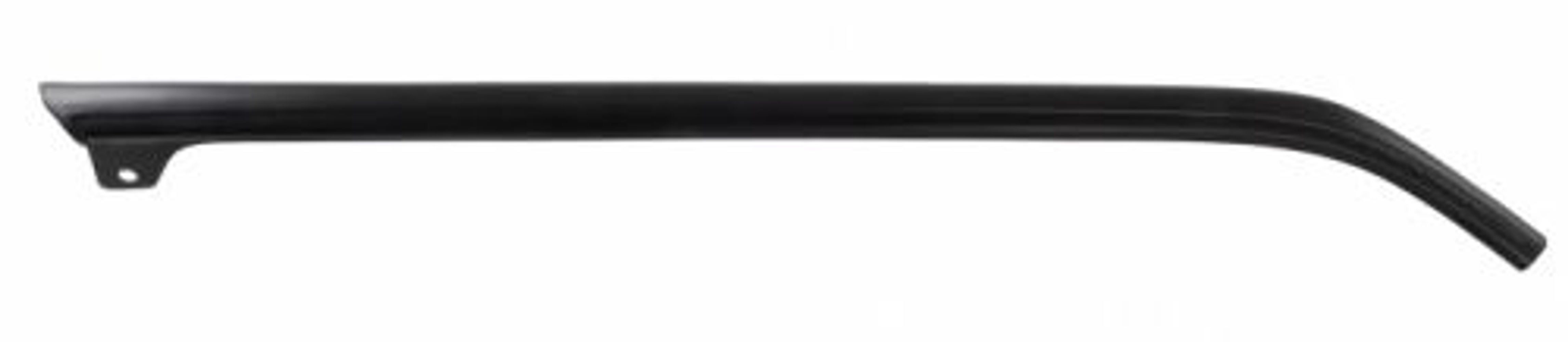 Baguette décorative, bande anti-goutte, avant, pour Volvo 240 1986-90, noire, gauche