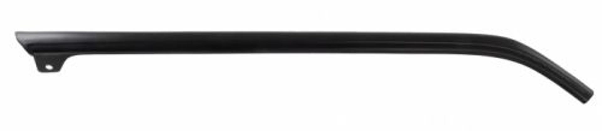 Baguette décorative, bande anti-goutte, avant, pour Volvo 240 1986-90, noire, gauche