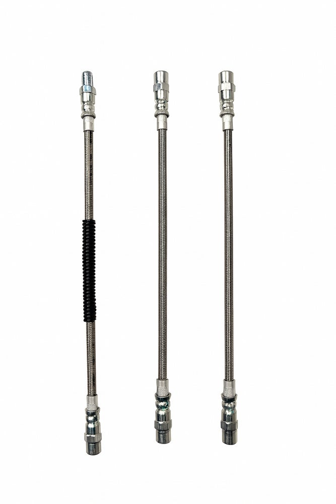 Kit de flexibles de frein pour Volvo 240 (1988-1993), tressés métalliques