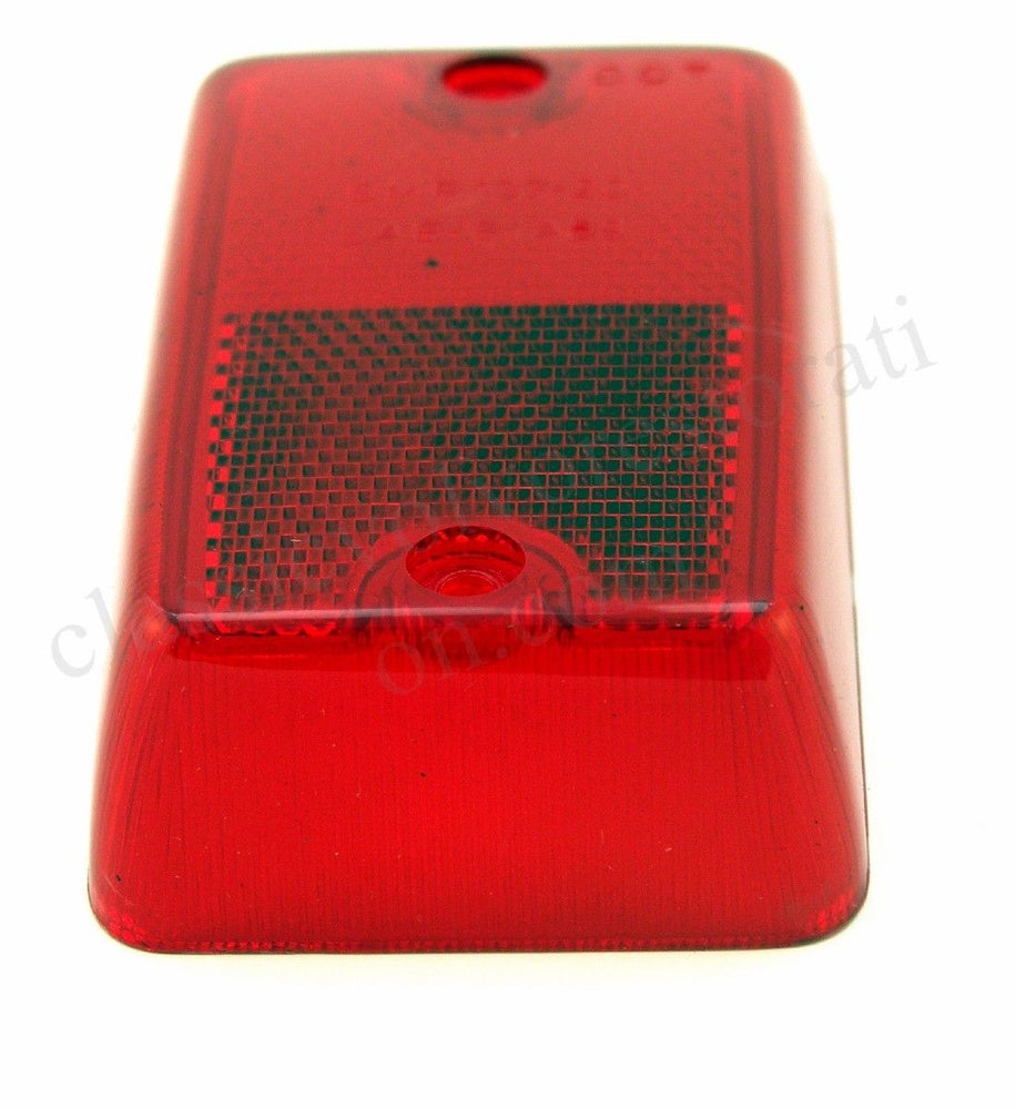 Verre feu latéral rouge