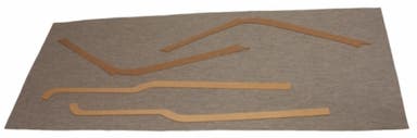 Kit de panneau montant B/au-dessus de la porte pour Volvo Duett 445A-G -56 gris