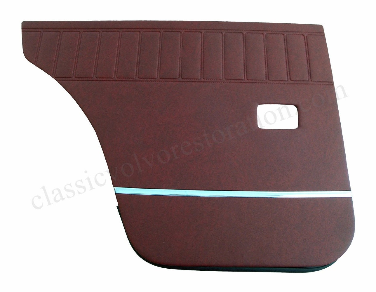 Panneau de porte arrière rouge