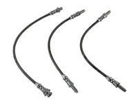Kit de flexibles de frein pour Volvo Amazon B18, 1965-68, tressés métalliques — bild 1 av 2