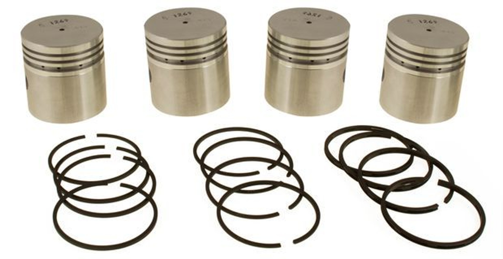 Kit pistons av/segments B4B 0,030"