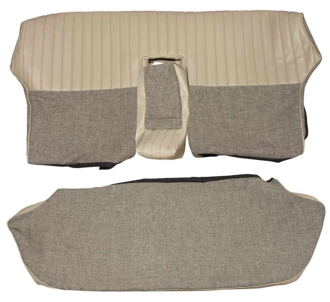 Revêtement de siège arrière pour Volvo Amazon 4 portes 1959-60 gris/beige — bild 1 av 2
