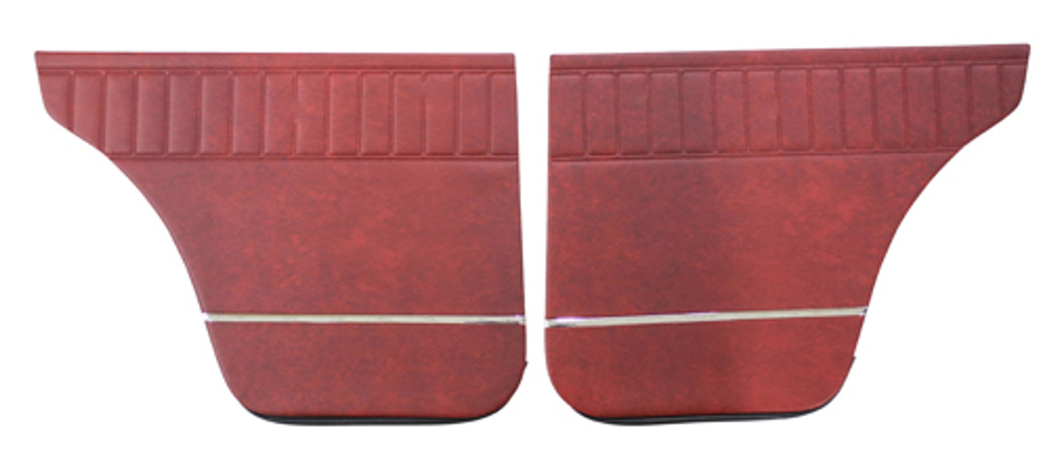 Panneau de porte arrière rouge