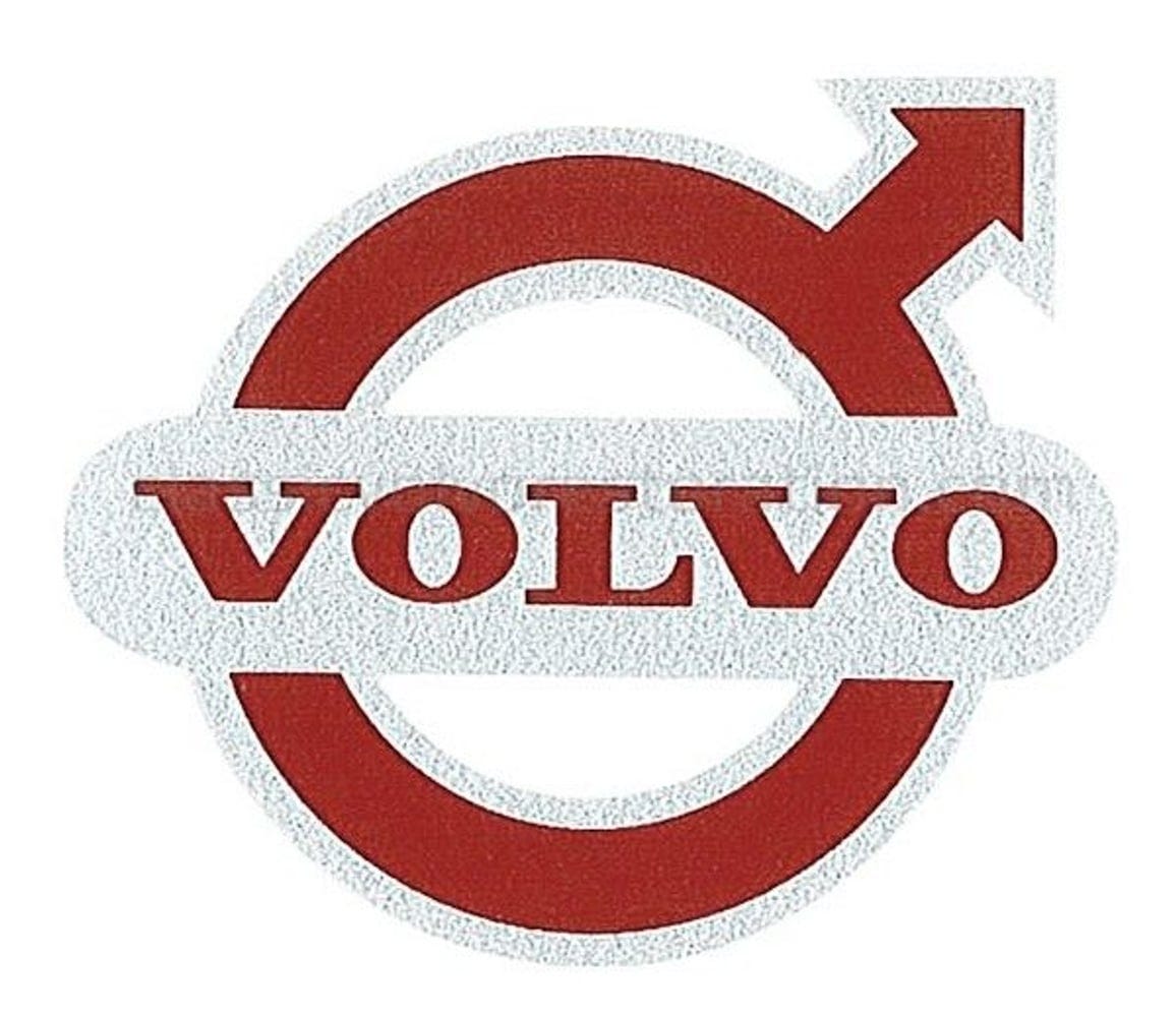 Autocollant Volvo rouge-argent — bild 2 av 2