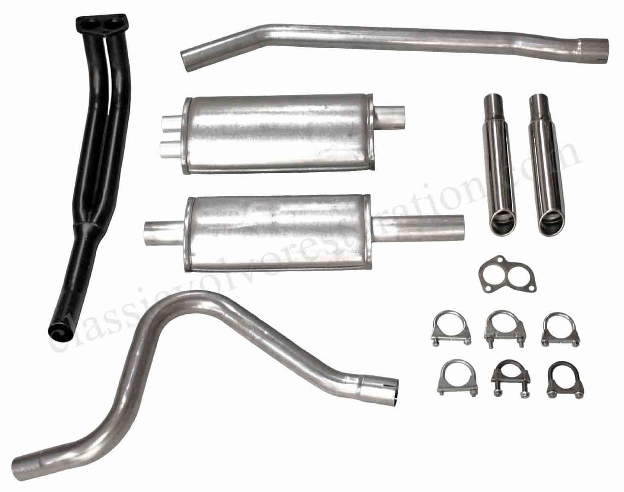 Système d'échappement sport 2" pour Volvo 1800