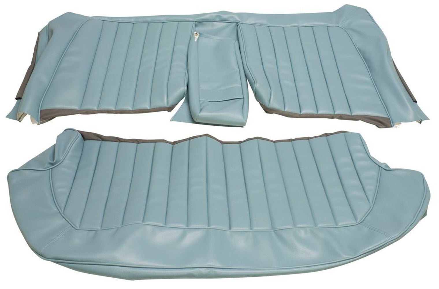 Garniture de siège arrière pour Volvo Amazon 4 portes 1961 US bleu clair