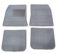 Jeu de tapis accessoire gris
