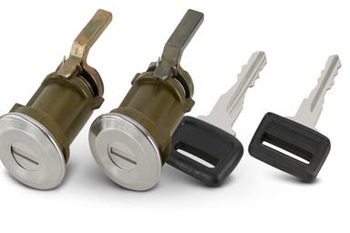 Ensemble de cylindre de serrure de porte pour Volvo 240, 260, 262, 240 (1978-1993), côté gauche