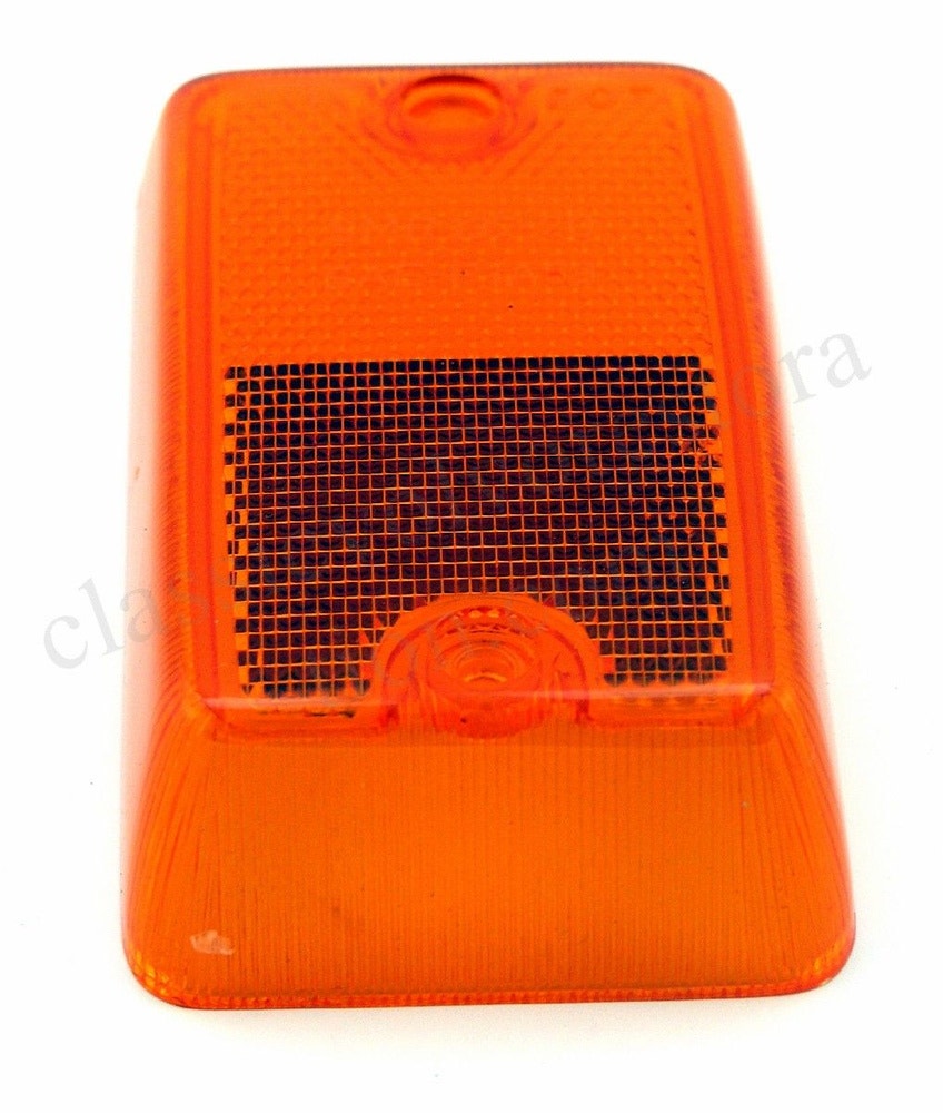 Verre feu latéral orange