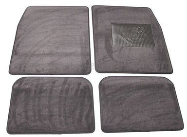 Accessoires pour Volvo 1800S : tapis en textile gris (conduite à droite)