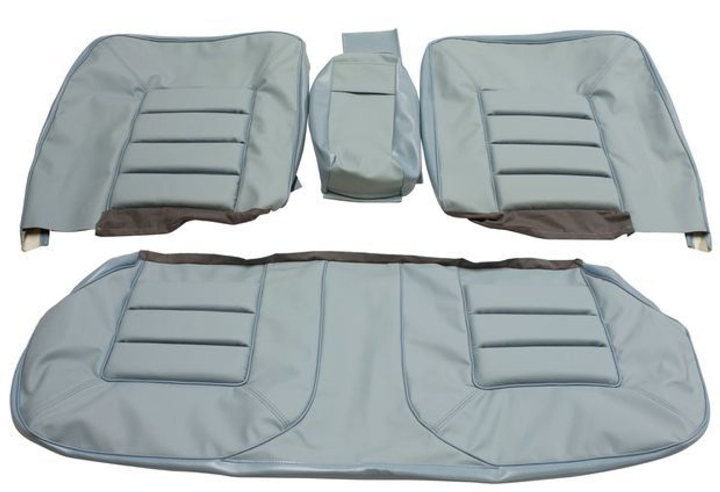 Revêtement de siège arrière pour Volvo 164 1972-74 bleu clair