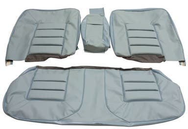 Revêtement de siège arrière pour Volvo 164 1972-74 bleu clair