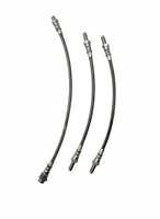 Kit de flexibles de frein pour Volvo Amazon B18, 1965-68, tressés métalliques — bild 2 av 2
